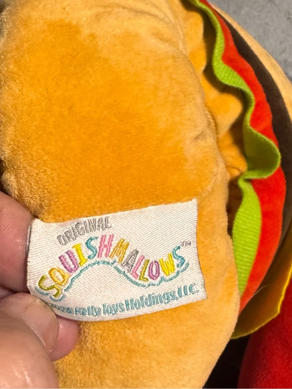 Squishmallows Kids Plush Hamburger & Fries Slipper Set : Size 11-12